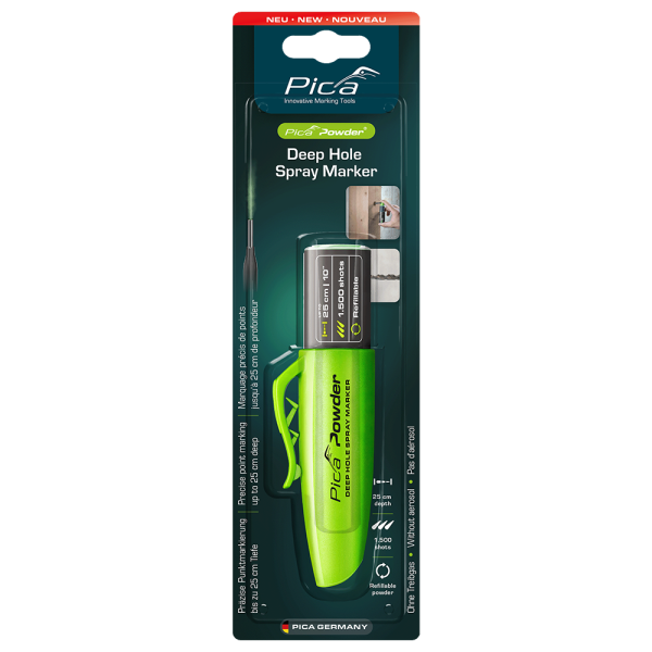 德國 PICA 工程筆 2020 德國PICA專業深孔噴式記號筆 PICA 德國 皮卡 工程筆 專用補充粉 2030 