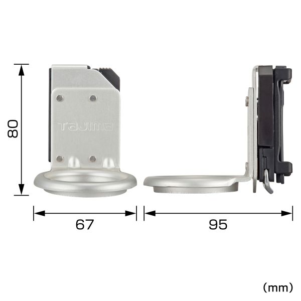 含稅 日本 田島 TAJIMA 快扣式鋁製工具掛勾 H型單孔/雙孔 SFKHA-H1/SFKHA-H3 