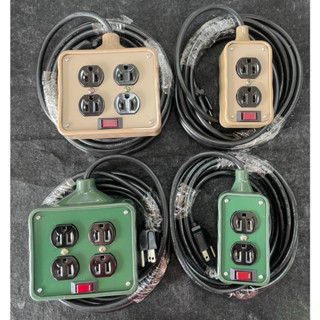 鹿洋五金 電精靈 (PSK-304-15尺) 4孔3插頭動力插座 動力延長線插座 (符合新安規) 露營延長線 