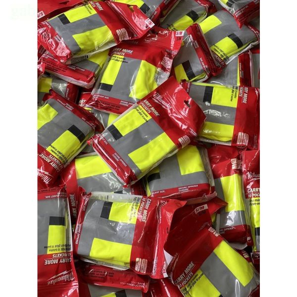 附發票 milwaukee 美沃奇 米沃奇 黃色工程背心48-73-5061#S/M 48-73-5062#L/XL 