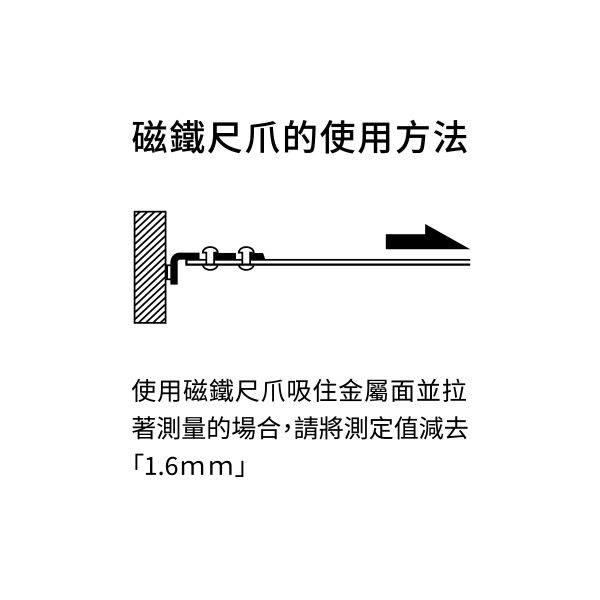 田島 Tajima 剛厚包膠捲尺 剛厚包膠捲尺25mm 5米/公分 附安全扣 Ｗ磁鐵 GASFGLWM2550 