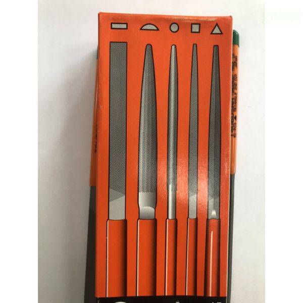 含稅 附發票 鹿洋五金 TSUBOSAN 日本壺三 銼刀 5支組 平  半丸 丸  角 (四角).三角 