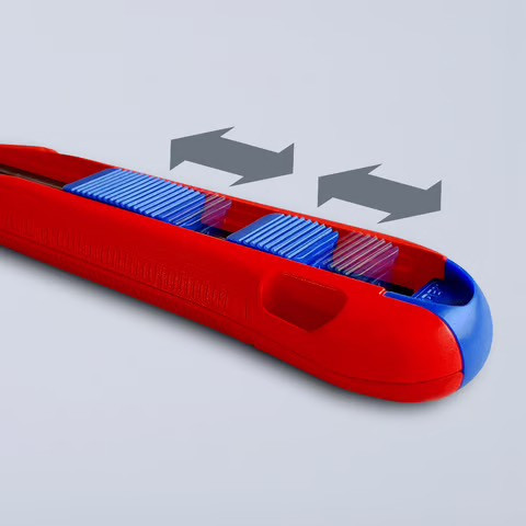 KNIPEX K牌 鋁合金 CutiX美工刀 9010165BK 多功能 美工刀 重型割刀 專業美工刀 替換刀片 