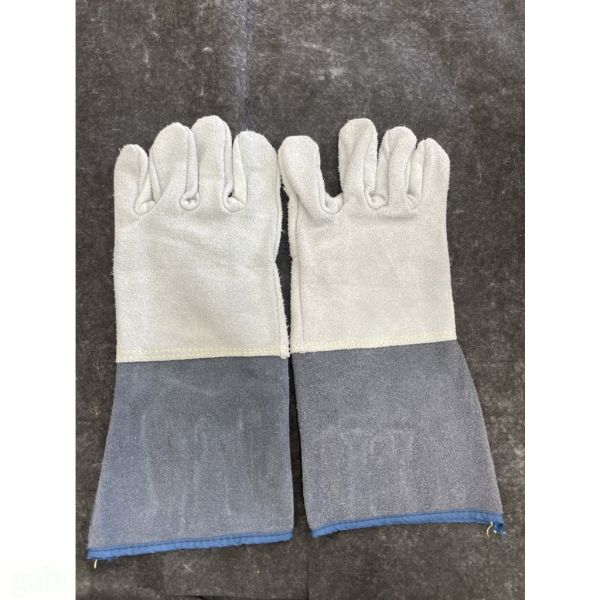 含稅 附發票 鹿洋五金 電焊手套  五指 電銲皮手套 (無內裡)  皮手套 防護手套 