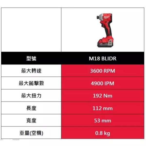 美沃奇 18V 鋰電 無碳刷 精銳 衝擊 起子機 M18 BLIDR 電鑽 FID3 入門款 