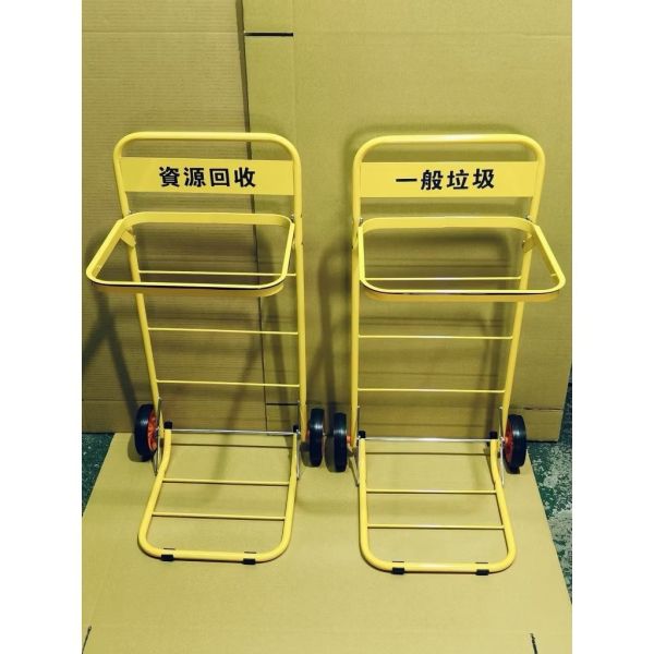 現貨 二輪手推車 折疊手推車 荷重50kg 輕型手推車 清潔推車 垃圾手推車 資源回收手推車 
