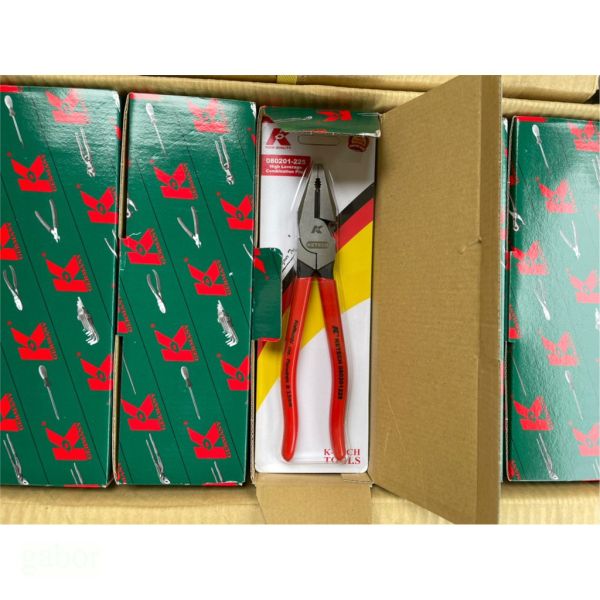 含稅 附發票 鹿洋五金 台灣K牌 鋼絲鉗9" 225mm  非德國K牌   KETECH 080201-225 台灣 k 