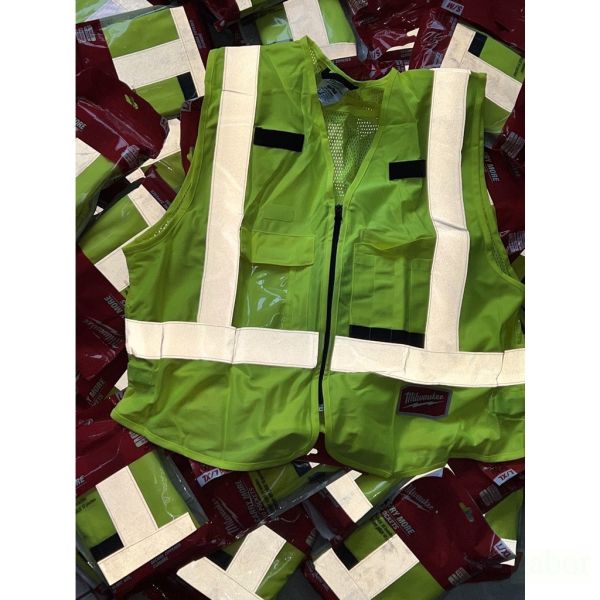 附發票 milwaukee 美沃奇 米沃奇 黃色工程背心48-73-5061#S/M 48-73-5062#L/XL 
