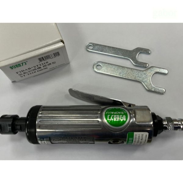 含稅 附發票 鹿洋五金  台灣製 豹發力 氣動刻磨機 ST-2210 經濟型 6mm 後排氣 轉速22000RPM 