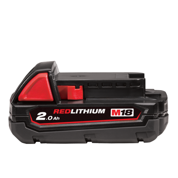 Milwaukee 美沃奇 米沃奇 18V鋰電池 M18V 18V 電池 2.0AH M18B2 原廠公司貨 M18™ 2.0Ah 鋰電池
型號：M18B2