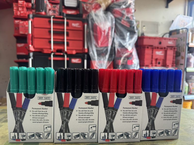 鹿港文昌 德國 PICA工程筆 專業永久記號筆 油性 適用於幾乎所有表面上的永久標記 520系列 