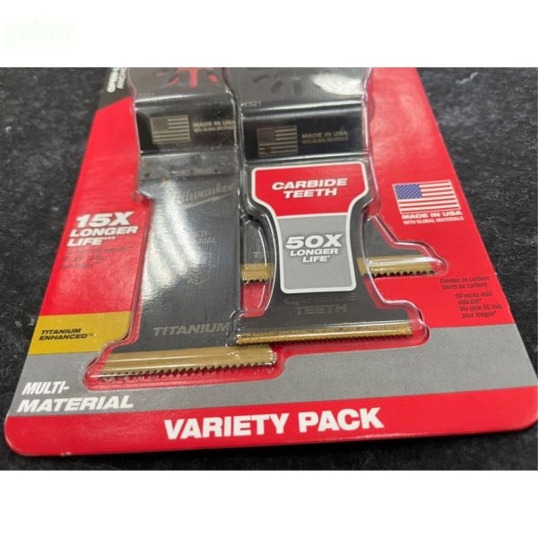 文菖五金 MILWAUKEE 美沃奇 49-10-9005 磨切機配件 鈦合金增強 多功能切割刀片組 