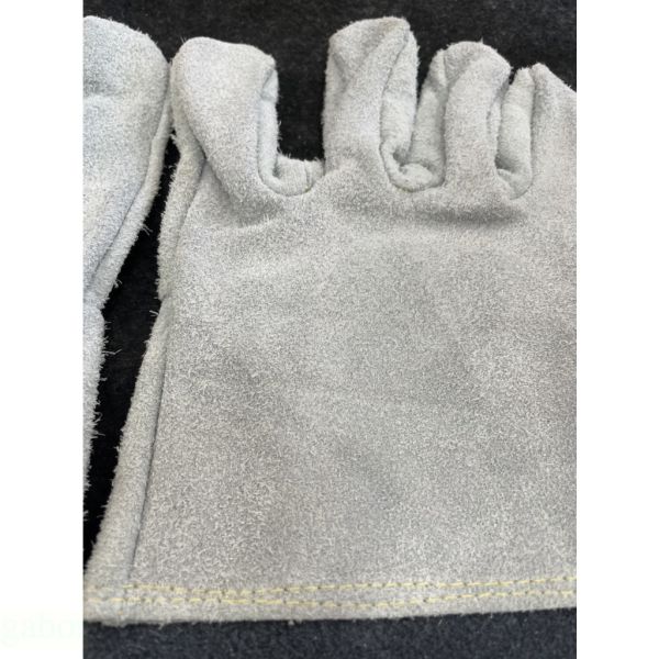 含稅 附發票 鹿洋五金 電焊手套  五指 電銲皮手套 (無內裡)  皮手套 防護手套 