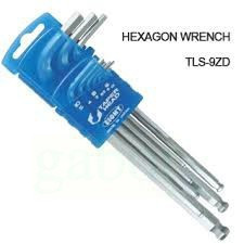 含稅  附發票 鹿洋五金日本 EIGHT 英制 TLS-9ZD 9支組 1/16"~3/8" 白金球型 六角板手組 