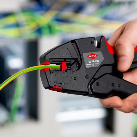 (附發票)德國製 KNIPEX 12 40 200 1240200 自調式絕緣剝線鉗 剝線0.03-10mm 