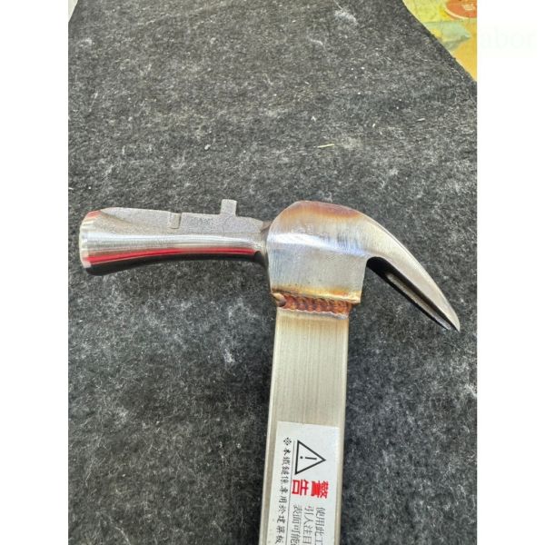 鹿洋五金 板模鎚 內壢鎚 白鐵鍛造 三磁板模鎚 不鏽鋼柄 七分 50CM  焊接 內壢鎚頭 