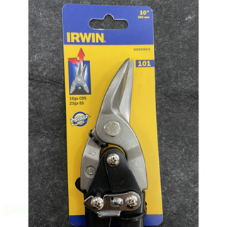 含稅 附發票  鹿洋五金 美國 IRWIN 握手牌 101 鐵皮剪   美國鐵皮剪 左剪 