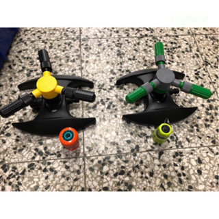 含稅 附發票 鹿洋五金 台灣製造 非大陸貨 移動式灑水器  灑水器  草皮噴灑器 草皮噴水器 自動旋轉串聯三叉噴水器 