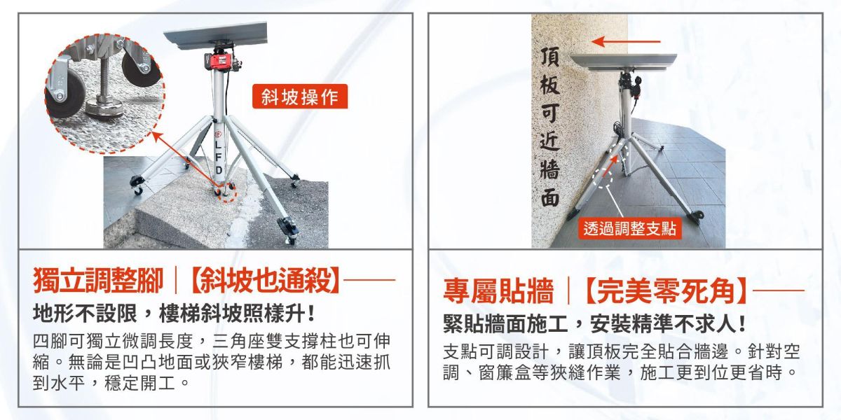 LFD 立豐達 18V 手提式升降機 昇降機 電動升降機(第三代)LF-DC36ZW LF-DC43ZW 