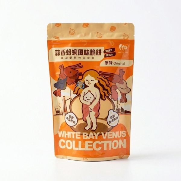 蒜香蛤蜊風味脆餅-原味 