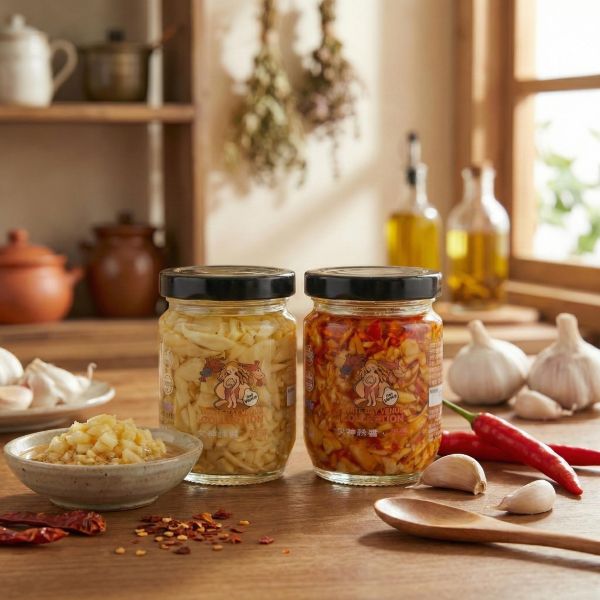 白色海灣女神嚴選【蒜頭拌醬】伸港在地蒜頭-原粹 