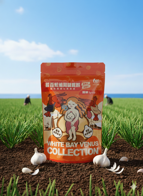 蒜香蛤蜊風味脆餅-辣味 