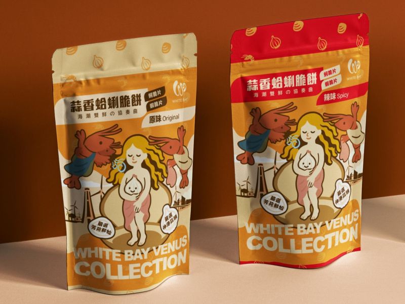 蒜香蛤蜊風味脆餅-原味 