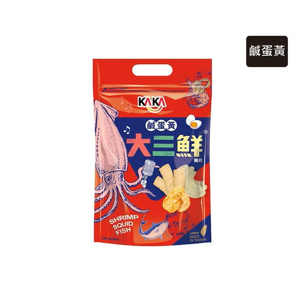 KAKA 大三鮮(脆片) 鹹蛋黃 