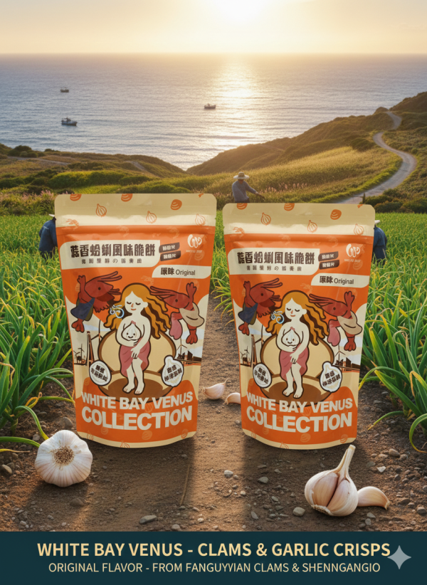 蒜香蛤蜊風味脆餅-原味 