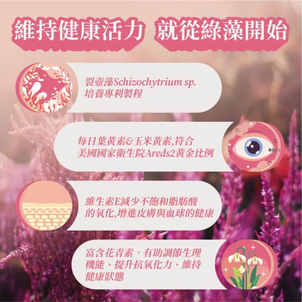 White Bay 白色海灣 藻晶亮膠囊30粒 