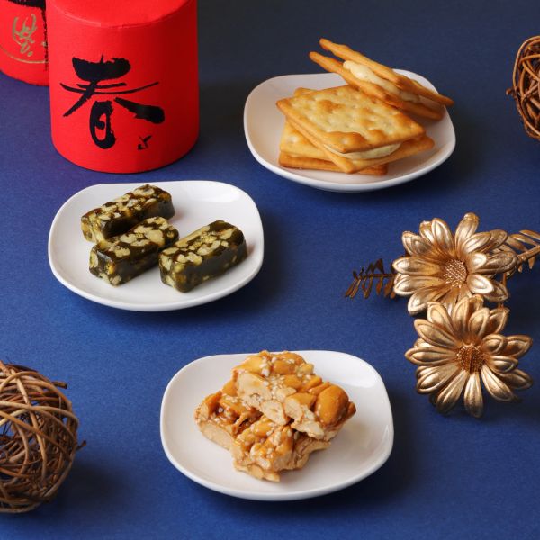 【2026春節】旺春獻福禮盒 年節禮盒,年節禮盒推薦,春節禮盒推薦,伴手禮,人氣,春節盒推薦,櫻桃爺爺禮盒,幸福商品,堅果,腰果, 春節團購,企業團購,腰果酥,綜合,核桃糕,牛軋餅