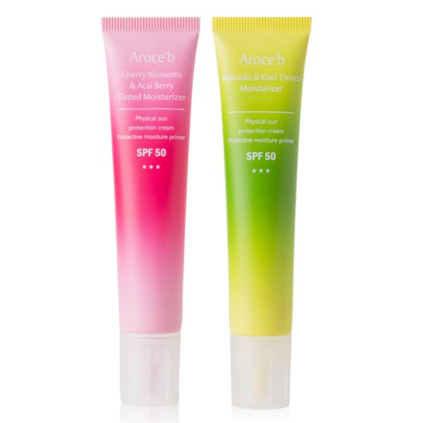 【TWO PACK】Tinted Moisturizer 防曬乳,物理性防曬,SPF50,清爽防曬,不曬黑防曬,防曬係數,敏感肌防曬,UVA,UVB