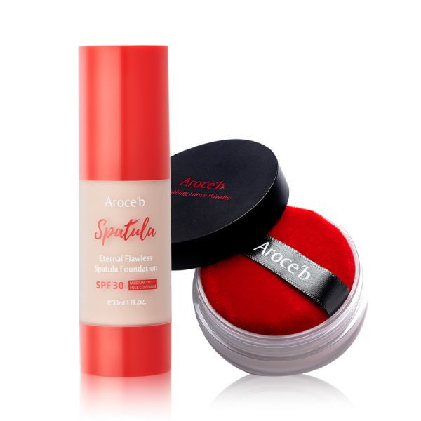 【雙11限定】抹刀粉底液+蜜粉 粉底液,蜜粉,定妝,防水底妝,防水蜜粉,防曬底妝