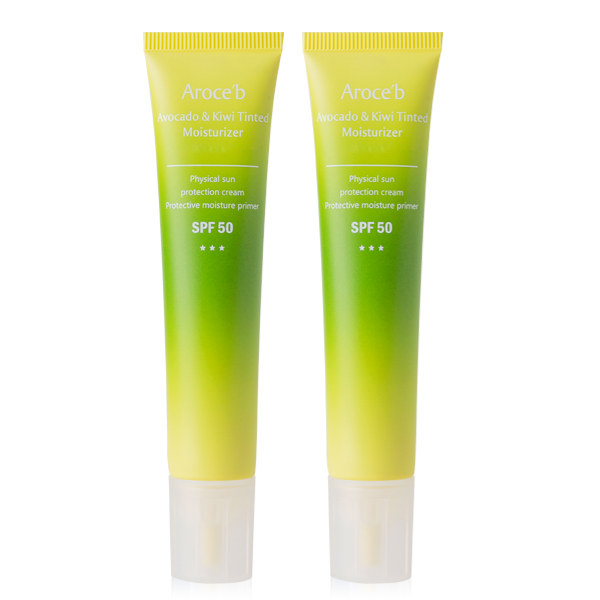 【TWO PACK】Tinted Moisturizer 防曬乳,物理性防曬,SPF50,清爽防曬,不曬黑防曬,防曬係數,敏感肌防曬,UVA,UVB