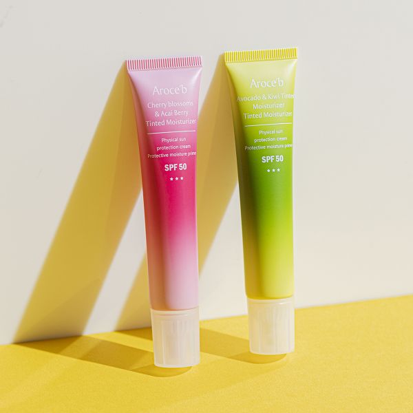 【TWO PACK】Tinted Moisturizer 防曬乳,物理性防曬,SPF50,清爽防曬,不曬黑防曬,防曬係數,敏感肌防曬,UVA,UVB