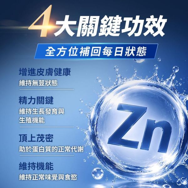UNIQMAN 螯合鋅錠 (60粒/瓶)【提升精質｜多入更優惠】 鋅,螯合鋅,UNIQMAN,補鋅,精力旺盛,頂上健康,30mg鋅,95%吸收,甘胺酸鋅,鋅攝取不足