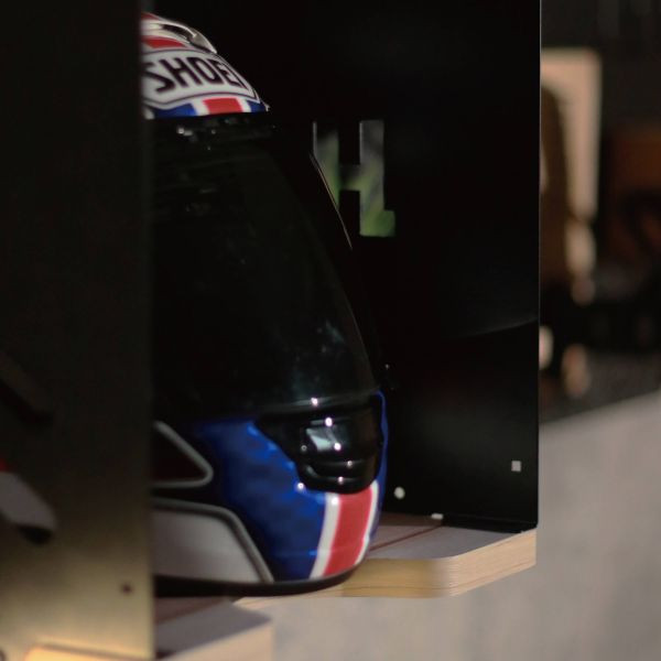 Helmet cabinet (Plywood) motorbike helmet, riding gear storage, helmet storage, helmet care, helmet odors, helmet lining care, helmet dryer, garage organizer, entryway organizer, storage cabinet