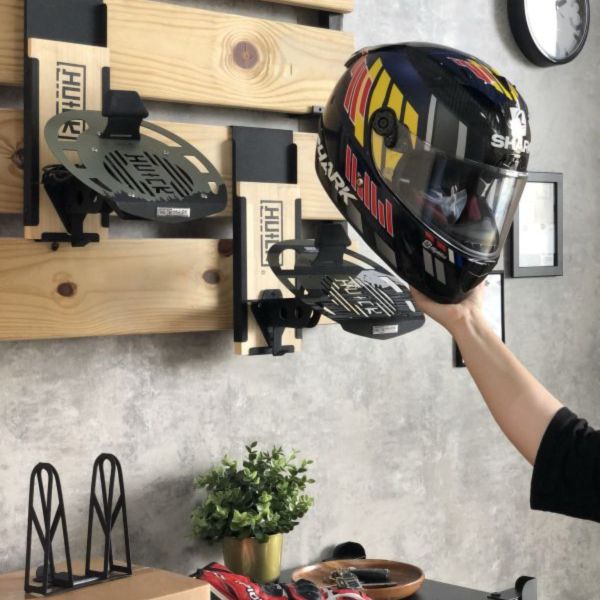 Helmet Dryer (AC110V Fan) helmet hanger, helmet holder, helmet lining, helmet liner, helmets, helmet dryer, helmet drying, helmet rack, wall mount, garage organizer, motorcycle helmet, EPS protection, HUCK handmade, giker inte