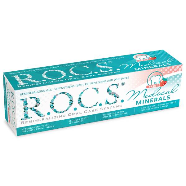 R.O.C.S. 再礦化修護琺瑯質凝膠晚安面膜 甜蜜水果 35ml/45g ROCS,不含氟,水果,預防蛀牙,晚安面膜,木糖醇,凝膠,強化琺瑯質,蛀牙,鈣,