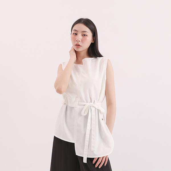 Gede_哥德剪接背心_白 