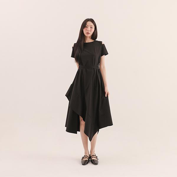 Tsuiman_翠曼綁帶洋裝_黑 