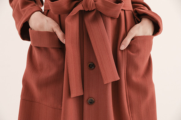 Glide_飛躍襯衫洋裝_橘紅 