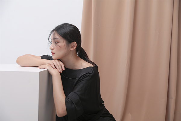 Wangyou_忘憂綁帶洋裝_黑 