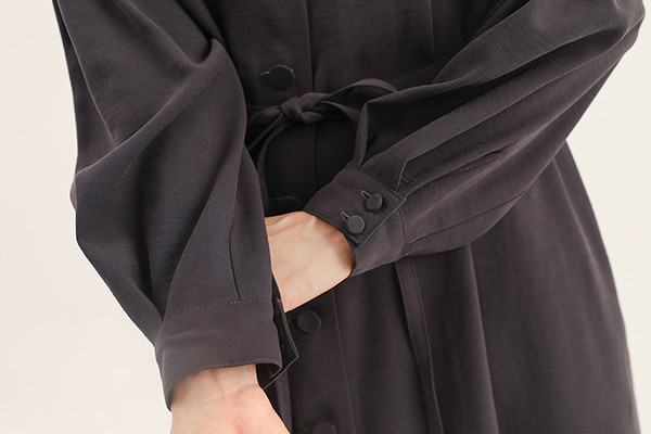 Peaceful_寧靜法式洋裝_藏青 