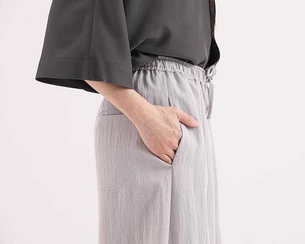 Mansheng_蔓生多層次寬褲_灰 