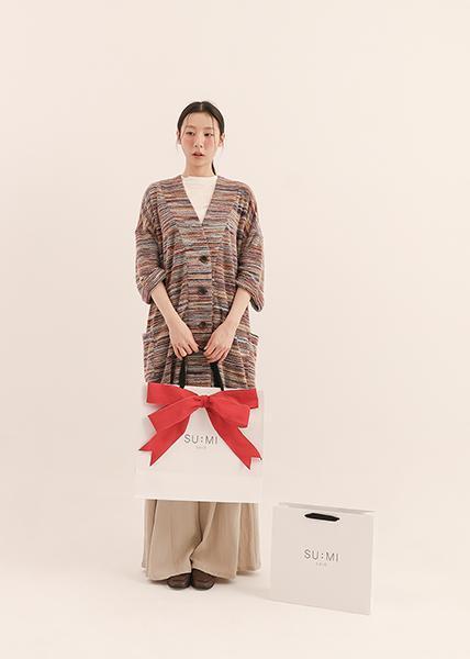 Flora_緋花大口袋罩衫_波西米亞彩 