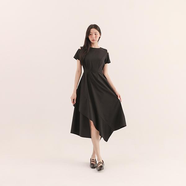 Tsuiman_翠曼綁帶洋裝_黑 