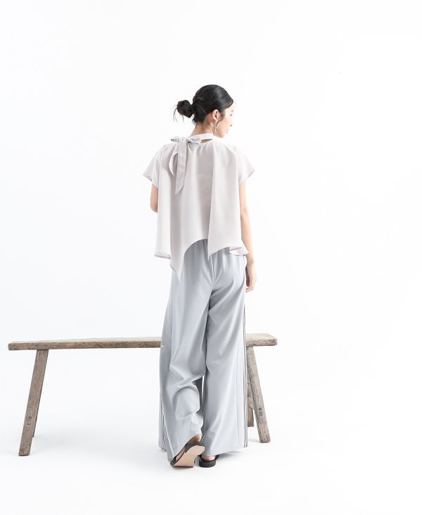 Wuyin_無垠百褶寬褲_灰 