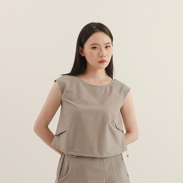 Zhiyin _知音造型背心_卡其 