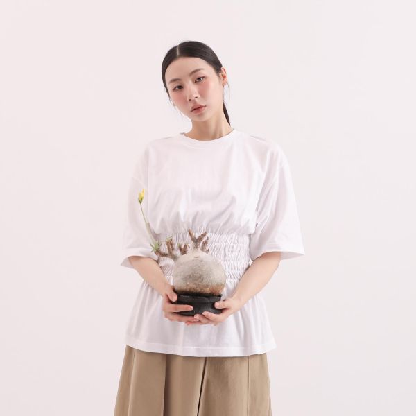 Jiayin_佳音造型上衣_白 